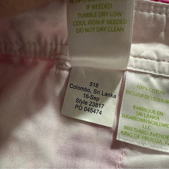 Lilly Pulitzer Liana Mid Rise Shorts in Tons of Fun Magenta‎ Sz 6 - Picture 10 of 14